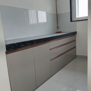 Kitchen in 1 BHK Apartment at Ashar Axis, Subhash Nagar – for Rent