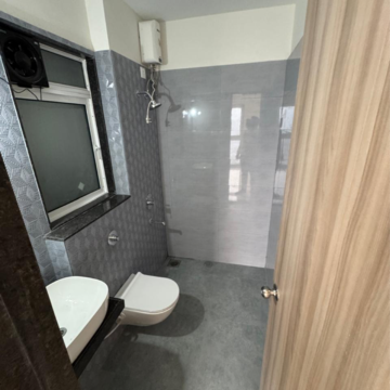 Bathroom in 1 BHK Apartment at Ashar Axis, Subhash Nagar – for Rent