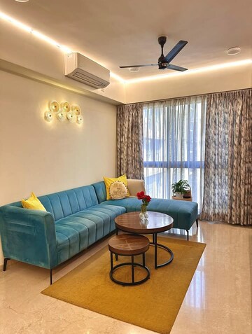Living Room in 2 BHK Apartment at Lodha Sterling, Kolshet Road – for Sale