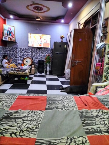 Bedroom in 1.5 BHK Builder Floor at RWA Apartments Sector 12, Sector 12 – for Rent