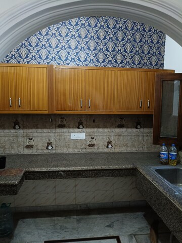 Kitchen in 2 BHK Builder Floor at Guru Nanak Enclave, Dhakoli Village – for Rent