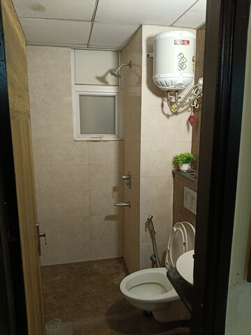 Bathroom in 2 BHK Apartment at Dhakoli Village – for Rent