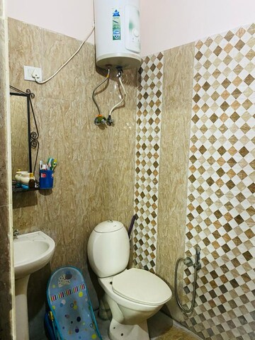 Bathroom in 2 BHK Builder Floor at Mini Mig Flat, Indrapuram – for Sale