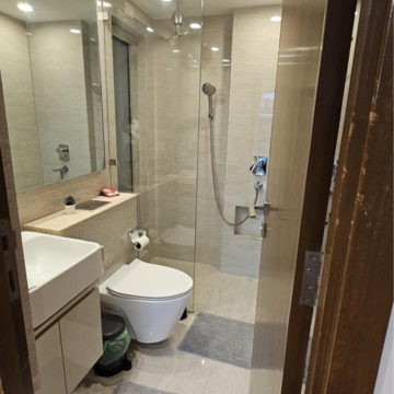 Bathroom in 2 BHK Apartment at Lodha The Park, Kamala Mill – for Rent