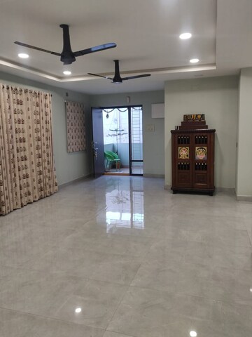 Living Room in 3 BHK Apartment at Lotus Villa Banjara Hills, Banjara Hills – for Rent