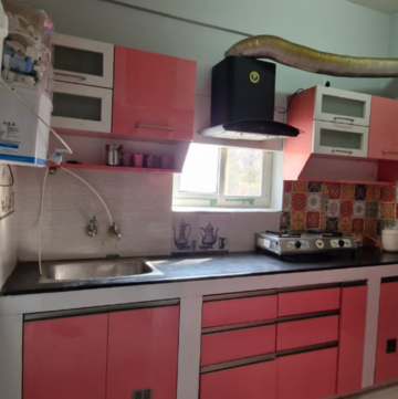 Kitchen in 2 BHK Builder Floor at Kondapur – for Rent