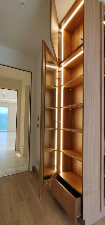 Staircase in 3 BHK Apartment at Bhartiya Leela Residences, Thanisandra Main Road – for Rent
