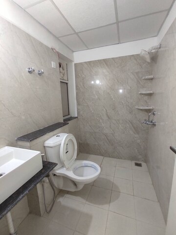 Bathroom in 3 BHK Apartment at International Airport Road – for Rent