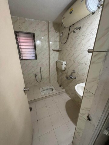 Bathroom in 3 BHK Apartment at Pethkar Shefalika Heights, Kothrud – for Rent
