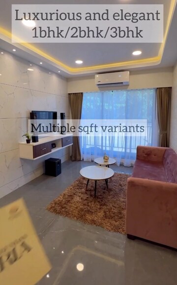 Living Room in 2 BHK Apartment at Mukundan Astria, Nalasopara West – for Sale