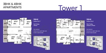 Floor Plan in 3 BHK Apartment at Gaganpahad – for Sale