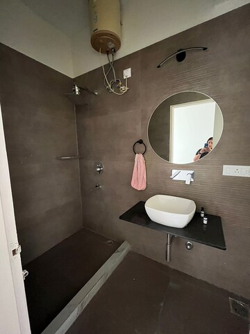 Bathroom in 3 BHK Builder Floor at Ansal Sushant Lok I, Sector 43 – for Rent