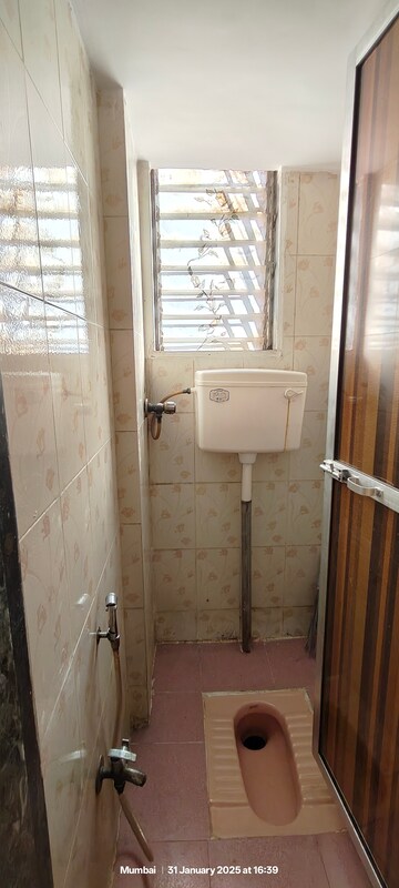 Bathroom in 1 BHK Apartment at Shree Sainath, Bhandup East – for Rent