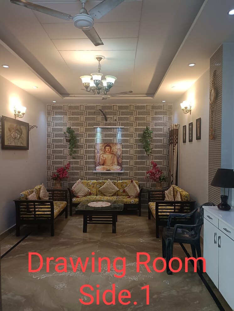Living Room, srishti-greenfield-homes 2 Bedroom 900 Sq.Ft. Builder Floor In Green Fields Colony Faridabad 8147661