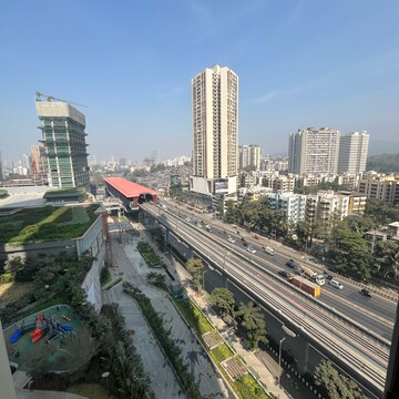 3 BHK Apartment – Exterior View View at Oberoi Sky City, Khande Rao Dongari - for Rent