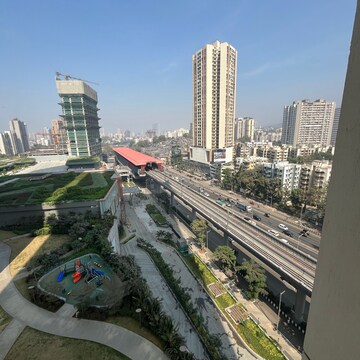 3 BHK Apartment – Exterior View View at Oberoi Sky City, Khande Rao Dongari - for Rent