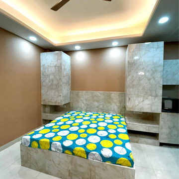 Bedroom in 3 BHK Builder Floor at RWA Residential Society, Mohyal Colony – for Rent