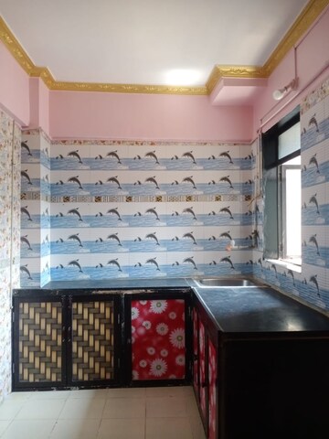 Kitchen in 1 RK Apartment at New Rachana Park, Kalyan East – for Rent