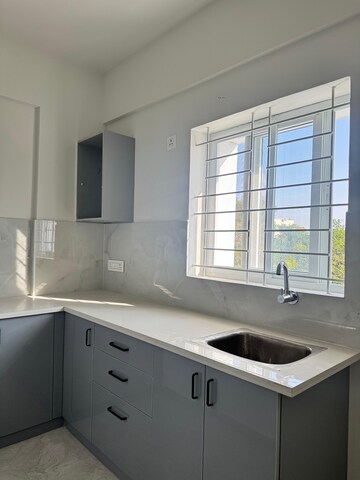 Kitchen in 1 BHK Builder Floor at Hsr Layout – for Rent