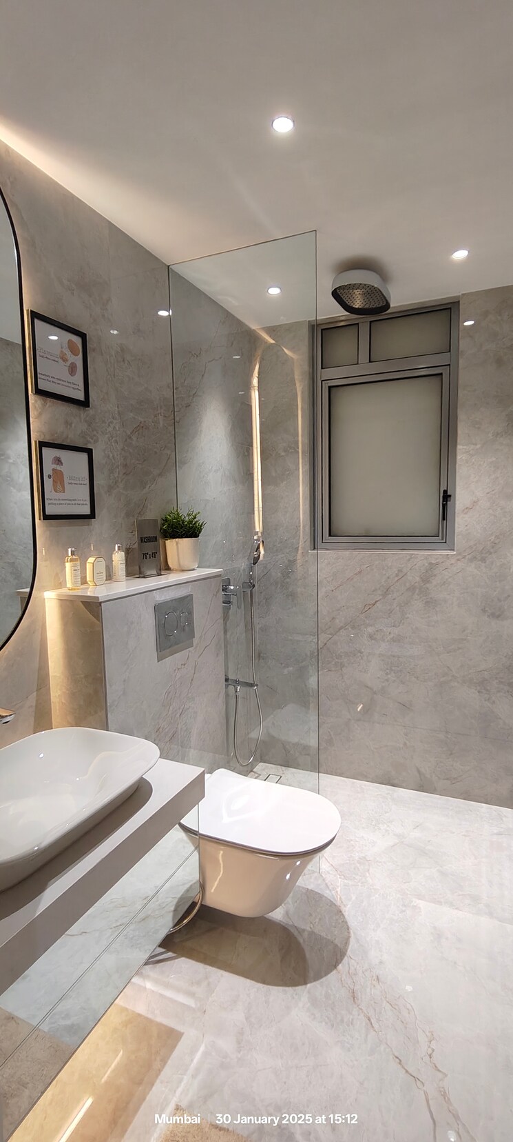Bathroom, godrej-nurture-mumbai 3 Bedroom 901 Sq.Ft. Apartment In Bhandup West Mumbai 8148048