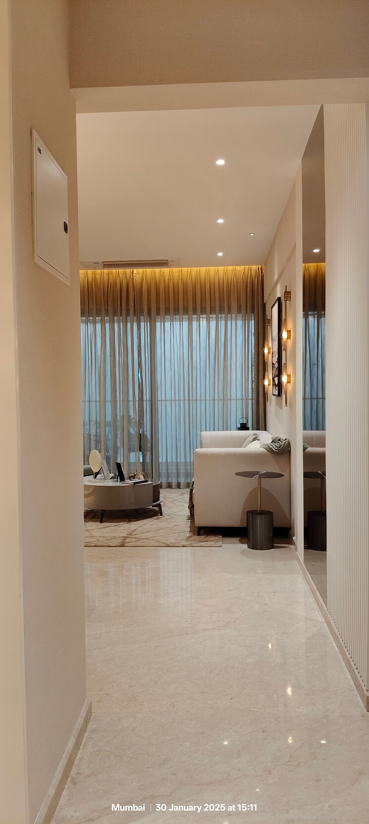 Living Room, godrej-nurture-mumbai 3 Bedroom 901 Sq.Ft. Apartment In Bhandup West Mumbai 8148048