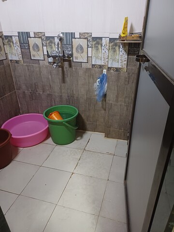 Bathroom in 1 RK Apartment at Mahape – for Rent