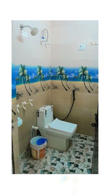 Bathroom in 1 BHK Builder Floor at Dwarka Mor – for Rent