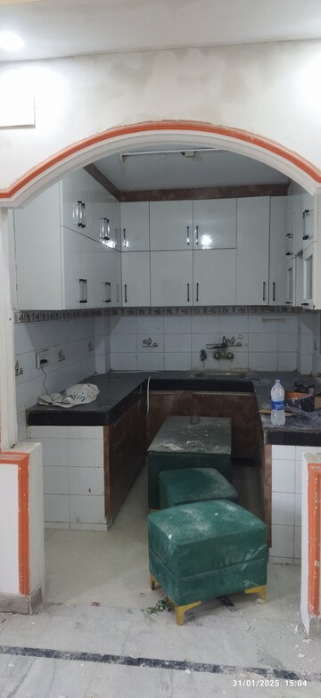 Kitchen in 3.5 BHK Apartment at Prem Apartments Faridabad, Sector 21c – for Sale