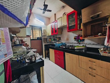 Kitchen in 2 BHK Apartment at Haware Tiara, Kharghar – for Rent
