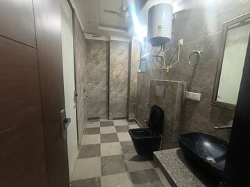 Bathroom in 4 BHK Builder Floor at Krishna Nagar – for Rent