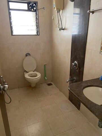 Bathroom in 2 BHK Apartment at Giriraj Horizon, Kharghar – for Rent