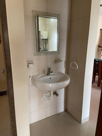 Bathroom in 2 BHK Apartment at Giriraj Horizon, Kharghar – for Rent