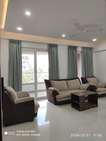 Living Room in 2 BHK Apartment at Lunkad Akash Towers, Pimple Nilakh – for Rent