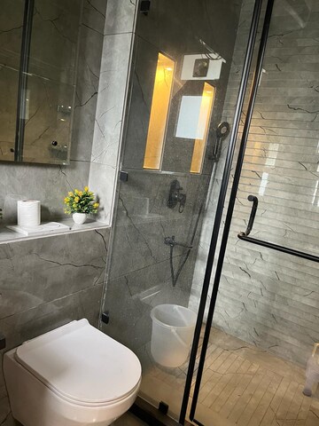Balcony in 3 BHK Builder Floor at Ansal Sushant Lok I, Sector 43 – for Rent
