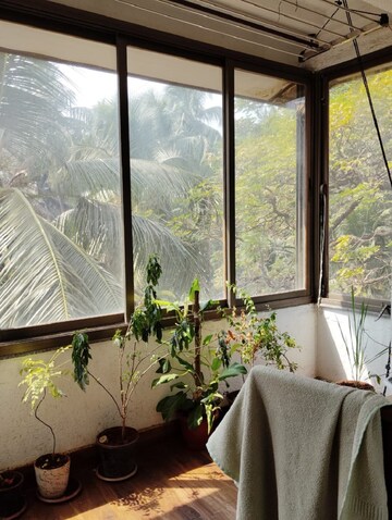 Balcony in 2 BHK Apartment at Bandra West – for Rent