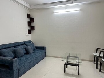 Living Room in 2 BHK Apartment at Duville Riverdale Heights, Kharadi – for Rent