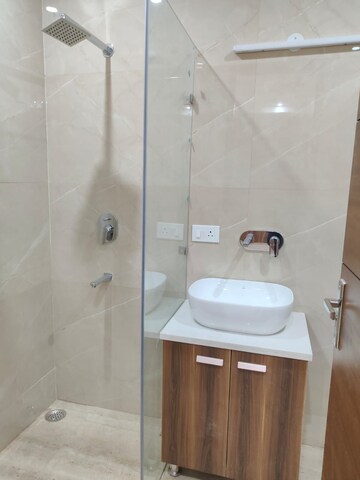 Bathroom in 3 BHK Apartment at Vasant Kunj – for Rent
