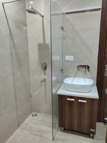 Bathroom in 3 BHK Apartment at Vasant Kunj – for Rent