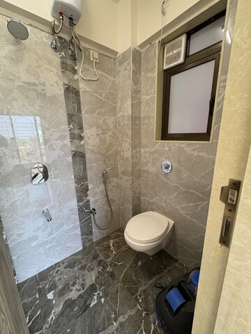 Bathroom in 2 BHK Apartment at Adityaraj Breeze, Vikhroli East – for Rent