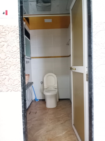 Bathroom in 2.5 BHK Apartment at Bhoomi Ratna, Kharghar Sector 21 – for Rent