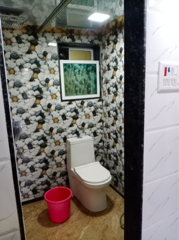 Bathroom in 2.5 BHK Apartment at Bhoomi Ratna, Kharghar Sector 21 – for Rent