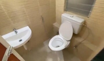 Bathroom in 1 BHK Apartment at JP North Barcelona, Mira Road – for Rent