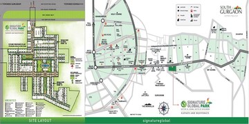 3 BHK Apartment – Map Location View at Signature Global City, Sector 37d - for Sale