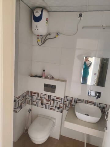 Bathroom in 4 BHK Apartment at La Prisma, Dhakoli Village – for Rent