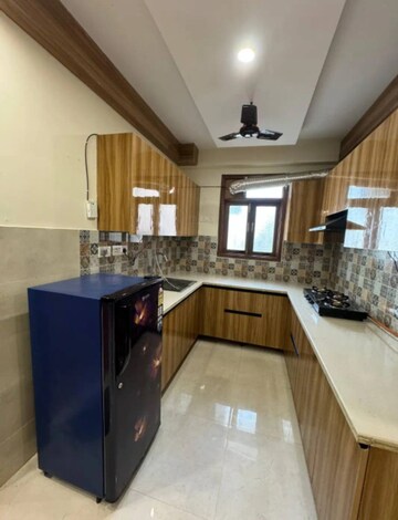 Kitchen in 2 BHK Builder Floor at Saket – for Rent