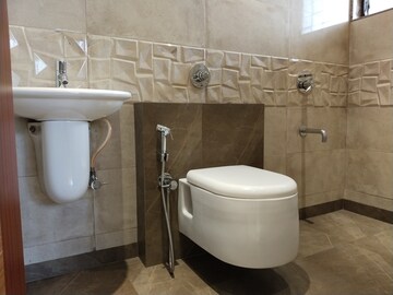 Bathroom in 2 BHK Apartment at Aastha River View, Taloja – for Rent