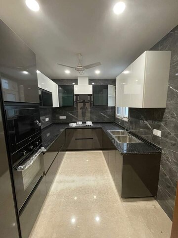 Kitchen in 3 BHK Builder Floor at Freedom Fighters Enclave – for Rent
