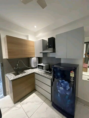 Kitchen in 1 BHK Builder Floor at Ansal Sushant Lok I, Sector 43 – for Rent