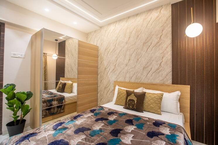 Bedroom, romell-allure 2 Bedroom 567 Sq.Ft. Apartment In Borivali East Mumbai 8149398