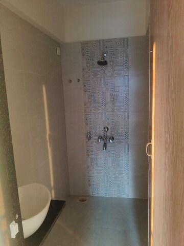 Bathroom in 1 BHK Apartment at Vihang Golden Hills, Owale – for Rent